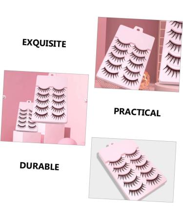 MAGICLULU 20 Pairs Fake Eyelashes Reusable Black Eyelashes Natural Lashes False Eyelashes Lashes Natural Look Short Fake Lashes Natural Soft Light Fake Lash Mango Fiber Set Slim - Buy Online on GoSupps.com