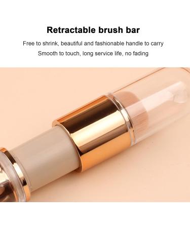 Travel Makeup Brush Set Foundation Concealer Brushes - 5 In 1 Portable Travel Eye Shadow Brush Foundation Brush for Makeup Powder and Cream rose gold - Buy Online on GoSupps.com