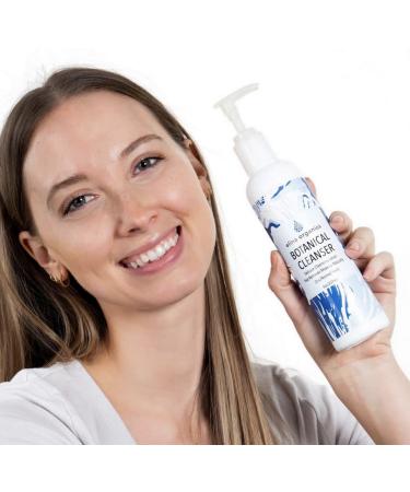 Organic Botanical Cleanser - Non-Toxic Facial Wash with Spirulina & Willow Bark Extract | Hydrating All-Natural Makeup Remover & Anti-Aging Lotion - Buy Online on GoSupps.com