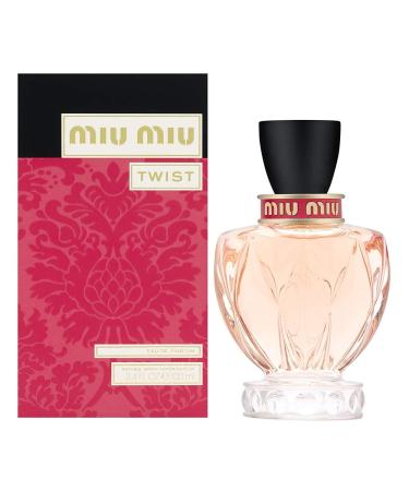 Miu Miu Twist by Miu Miu Parfums for Women 3.4 oz Eau de Parfum Spray Floral 3.4 Ounce (Pack of 1)