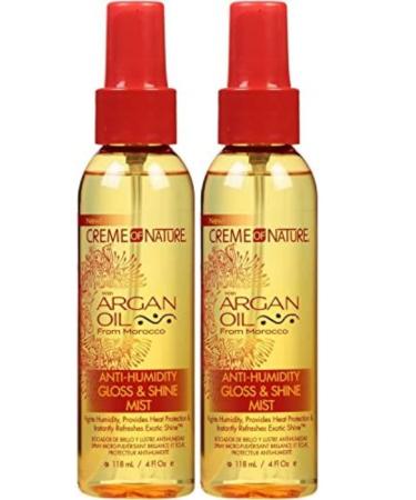 Cream of Nature Argan Oil Anti-Humid. Gloss&Shine Mist 118 ml 2 Pieces