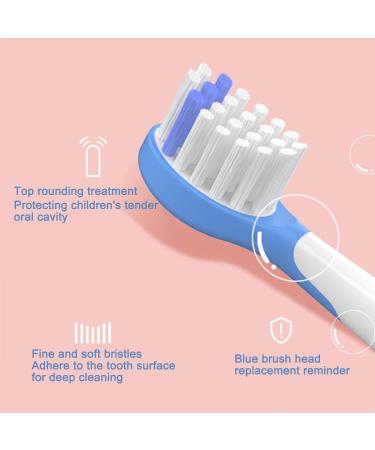 Toothbrush Heads Replacement for Philips Sonicare Kids | 4 Pack Pink & Blue | Ideal for Boys & Girls - Buy Online on GoSupps.com