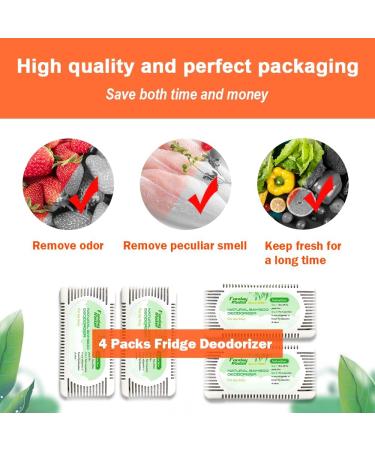 10 Packs Fonday Bamboo Charcoal Deodorizer Bags (100g) + 4 Packs Fridge Deodorizer - Odor Eliminator & Air Purifier for Gym Shoes Car Pets & Closets - 14 Pack Bundle - Buy Online on GoSupps.com