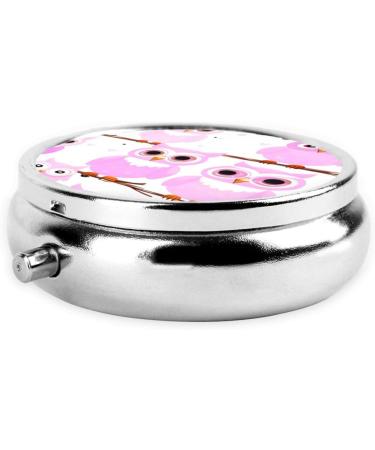 Cute Owlround Pill Box - 3 Compartment Travel Organizer | Portable Pill Box for International Shipping - Buy Online on GoSupps.com