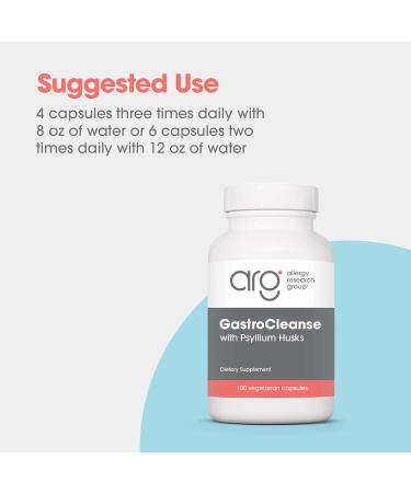 Allergy Research Group Gastro Cleanse Supplement - Gut Cleanse Detox Constipation Relief for Men & Women Colon Cleanse Magnesium - 100 Count - Buy Online on GoSupps.com