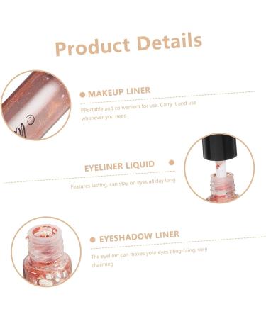 FRCOLOR Eyeliner Pencil 2Pcs Eyeliner Pencils Glitter Makeup Liner Liquid Eyeshadow Liner Shimmering Flicker Flash Liquid Mediumx2pcs Brownx2pcs - Buy Online on GoSupps.com