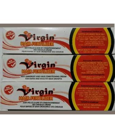 VIRGIN HAIR FERTILIZER FAST HAIR GROWTH TREATMENT 125gm X 3