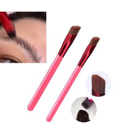 Multi Function Eyebrow Brush, Professional Brow Brushes for Eyebrows Concealer, Angled Eyebrow Brush Multi Purpose Eyebrow Brush for Makeup Brush Hairline Brush (2 PCS)