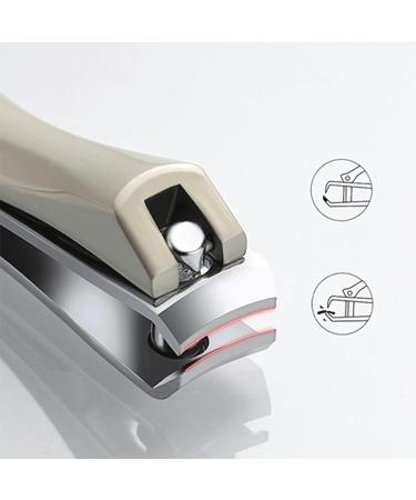 SVAASA Nail Clippers Professional Finger Toe Nail Clipper Stainless Steel Nail Cutter Trimmer Finger Toe Scissor Manicure Pedicure Tools (Color : Schwarz) - Buy Online on GoSupps.com