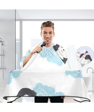 Buy Waterproof Barber Cape - Cute Cartoon Panda & Cheetah Hair Cutting Bib for Men & Women | International Shipping - Buy Online on GoSupps.com