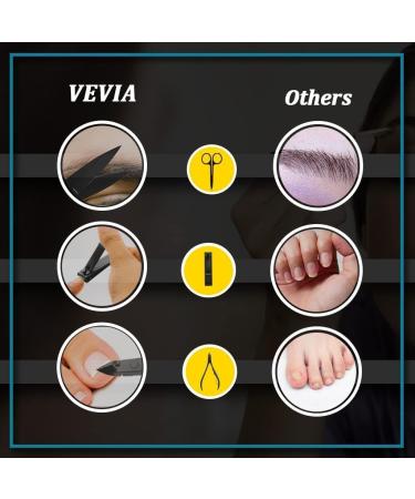 18pcs Stainless Steel Manicure Kit for Men & Women - Professional Grooming Set for Home or Travel - Buy Online on GoSupps.com