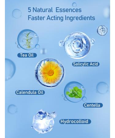 Star Pimple Patches - 316 Count Invisible Acne Treatment Cute Hydrocolloid Zit Covers with Centella Asiatica & Tea Tree Oil | International Shipping - Buy Online on GoSupps.com