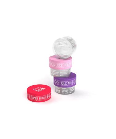 Lux Collection Edge Control Wax 48-Hour Maximum Hold - Cherry Scented Hair Gel Tamer | Natural Ingredients - No Flaking - Conditioning Styling (3.53oz) - Buy Online on GoSupps.com