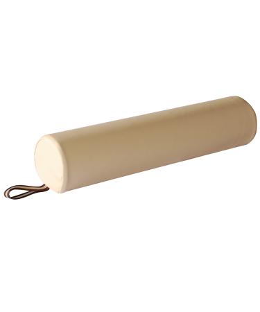 Master Massage 3/4 neck roll knee roll positioning cushion for massage physiotherapy with PU cover - black