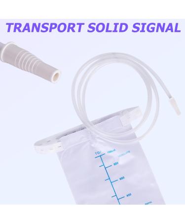1000ml Urine Leg Bags - 3 Pieces Collecting & Drainage Bags with Straps Valves & T-Drain for Safe Catheter Use - Buy Online on GoSupps.com