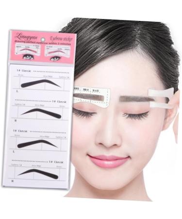 FOMIYES 10pcs Eyebrow Stencils Eyebrows Shape Reusable Eyebrow Stencil Template Suite - Buy Online on GoSupps.com
