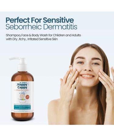 Happy Cappy Anti-Dandruff Shampoo with Pyrithione Zinc 0.95% - Fragrance Free - 8 oz (Pack of 3) - Buy Online on GoSupps.com