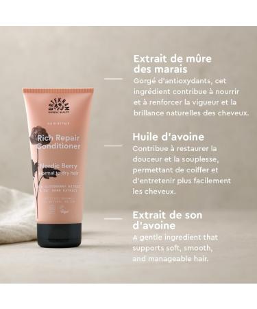 Urtekram Nordic Berry Apr s-Shampoing Soin Hydratant & R parateur avec Aloe Vera Graines de Chia & M re Arctique Nourrit Adoucit & Redonne de l clat Vegan & Naturel 180 ml - Buy Online on GoSupps.com