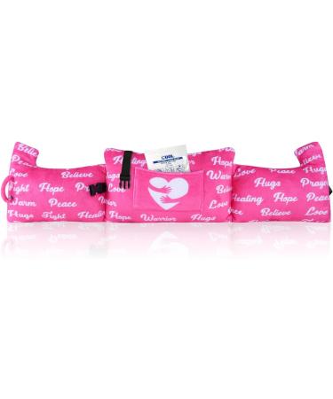Mastectomy Pillow - Post-Op Breast Cancer Recovery Support | Seatbelt Protection | Heart Surgery Aid with Pocket and Pink Flower Design - Buy Online on GoSupps.com