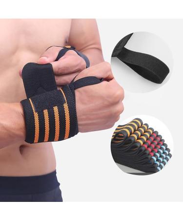 BOSREROY Adjustable Wrist Support Strap with Thumb Loop - Non-Slip Fashion Wrap for Sprains Tendonitis & Arthritis - Stretchy Unisex Design - International Shipping Available - Buy Online on GoSupps.com