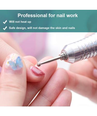 Fiezkaa 10Pcs Ceramic Nail Drill Bits Set - Professional Efile Bits for Acrylic Gel Nails - Cuticle Remover Diamond Bits for Manicure Pedicure - Buy Online on GoSupps.com