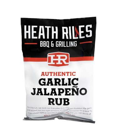 Heath Riles BBQ Rub, Garlic Jalapeo Rub Seasoning, Champion Pitmaster Recipe, Shaker Spice Mix, 2 lb./32 oz.