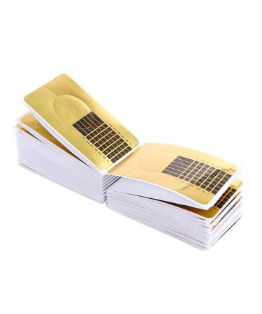 200pcs LATRAT Nail Screen Extender - Gold Rectangular Nail Art Extension Tray for Gel & Resin Nails - International Shipping Available - Buy Online on GoSupps.com