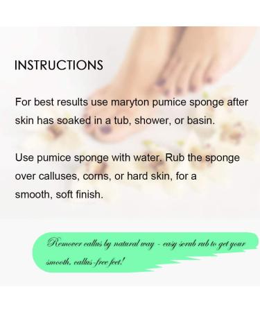 Pumice Sponge for Feet - Ultimate Pedicure Stone Callus Remover & Foot Scrubber - 4 Pack Assorted Colors - Buy Online on GoSupps.com