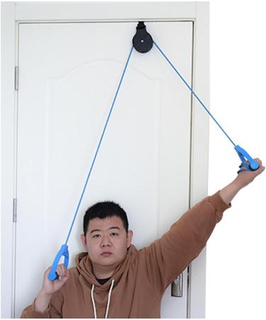 Shoulder Pulley Over Door Exercise Pulley Arm Rehabilitation Assisting Exercise Equipment for Rotator Cuff Improve Flexibility Stretching Range of Motion - Buy Online on GoSupps.com