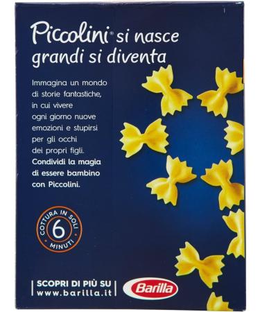Barilla Piccolini Pasta 500g Mini Italian Farfalles (Pack of 10) - Buy Online on GoSupps.com