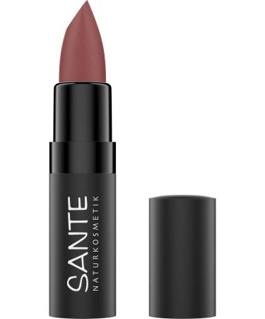 Sante Naturkosmetik SANTE Natural Cosmetics Ultra Matte Lipstick 04 Sheer Rosewood