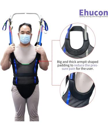 Ehucon Patient Walking Sling for Standing Exercise Hoyer Lift Walking Sling Standing Aids for Patient Ambulation Training -Safety Loading Weight 550 Lbs (Large) - Buy Online on GoSupps.com