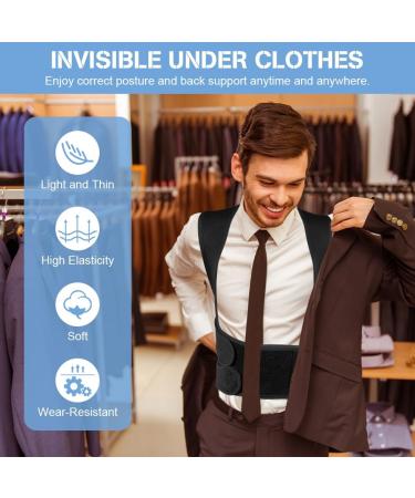 ACWOO Adjustable Posture Corrector for Men & Women - Breathable Back Straightening Trainer - Buy Online on GoSupps.com