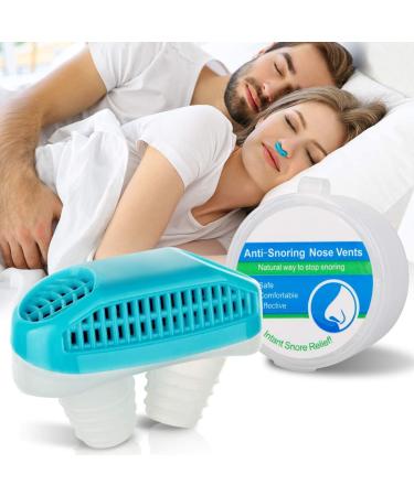 Anti Snoring Devices for CPAP Users Upgrade 2 in 1 Nose Air Purifier Nasal Vents Plugs Sleep Aids for Better Sleep Comfortable Snoring Reduce Stop Snoring Snore Stopper for Women Men