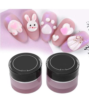 2pcs 3D Sculpture Gel Set for Nail Art - DIY Embossing Decoration & Manicure Carved Gel - International Shipping Available - Buy Online on GoSupps.com