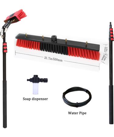 3.6-6 M Telescopic Brush Water Fed Window Cleaning Pole Soap Dispenser Window Cleaning Pole Water Fed Telescopic Brush Window Roof Cleaning Equipment (55cm Brush Head 3.6M) 55cm Brush Head 3.6M - Buy Online on GoSupps.com