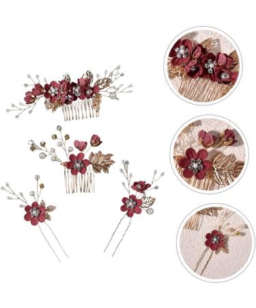 1 Set Hairpin Hair Comb Zinc Alloy Women's Wedding - Buy Online on GoSupps.com