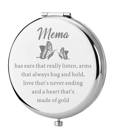 Lywjyb Birdgot Mema Makeup Mirror Grandma Birthday from Granddaughter (Mema Mirr)