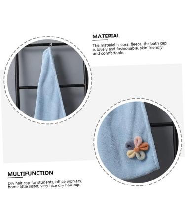 minkissy Hair Cap 3 Pcs Coral Fleece Dry Hair Hat Quick Dry Towel Lovely Shower Cap - Buy Online on GoSupps.com