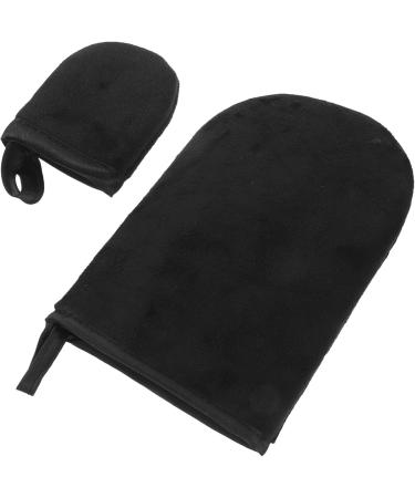 Healeved 3 Sets Tanning Gloves Manicure Hand Protectors Gloves for Gel Nails Salon Gloves Lotion Nail Gel Self Tan Face Applicator Gel Nail Gloves Uv Gloves Protection Flocking Black Agent - Buy Online on GoSupps.com