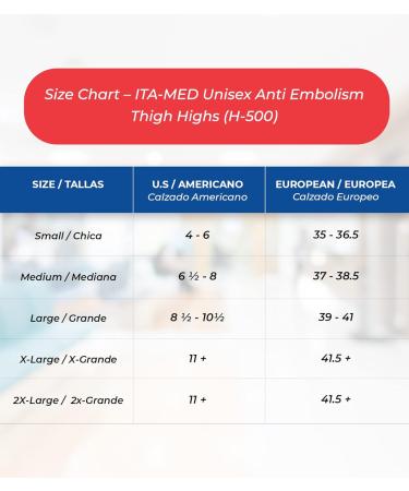 ITA-MED Anti-Embolism Thigh High Compression Stockings - 18 mmHg for Men & Women | Soft Breathable Inspection Toe Hole - Medium White - Buy Online on GoSupps.com