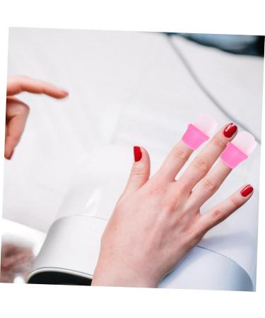 Lot de 20 Outils de Dissolvant pour Vernis Ongles en Silicone Doux Taille Standard R utilisables pour Femmes et Jeunes Filles pour Manucure Domicile et Retrait de Vernis - Buy Online on GoSupps.com