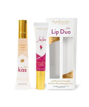 Buy Lip Duo by Dr. Anna Cabeca | Revitalizing Feminine Cream & Lip Renewal Complex - International Shipping Available - Buy Online on GoSupps.com