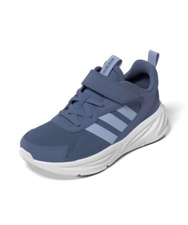 adidas Unisex Kids' Ozelle Running Lifestyle Elastic Lace with Top Strap Shoes Sneakers 34 EU Crew Blue Blue Dawn Ftwr White