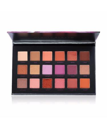 BEAUTY GLAZED 18 Colors Professional Eye Shadow Palette - Shimmer Matte & Glitter Cosmetics | International Shipping - Buy Online on GoSupps.com