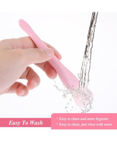 Ouligay 3PCS Silicone Face Mask Brush Applicator Set - Double-Ended Flexible Facial Mud Mask Beauty Tool - Buy Online on GoSupps.com