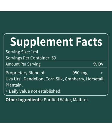 Herbal Liquid Drops Natural Uva Ursi Extract May Support Urinary Health Combat Free Radicals. 4oz Original 4 Fl Oz (Pack of 1) - Buy Online on GoSupps.com