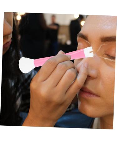 minkissy Nose Shadow Powder Brush Blush for Cheeks Cosmetic Brush Makeup Blending Brush Makeup Brush Makeup Supplies Concealer Brush Aluminum Tube Pink Miss Double Head Makeup Tools - Buy Online on GoSupps.com