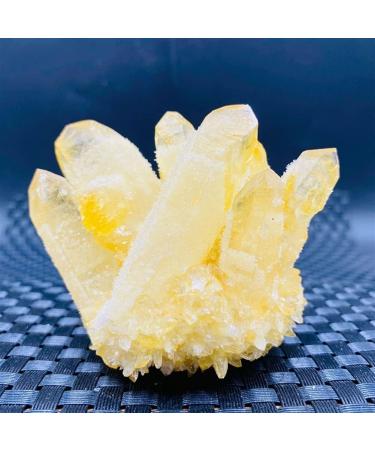 Natural Crystal Rough Natural Yellow Ghost Ghost Quartz Crystal Cluster Rock Beautiful Natural Crystal Stone QINTINYIN (Color : 400-450g) - Buy Online on GoSupps.com