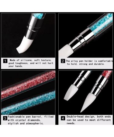 Nail Brush Set for Nail Art & Design - 5 Piece UV Gel & Acrylic Brush Kit for Professional Pedicure & Manicure | Nail Accessories - Buy Online on GoSupps.com